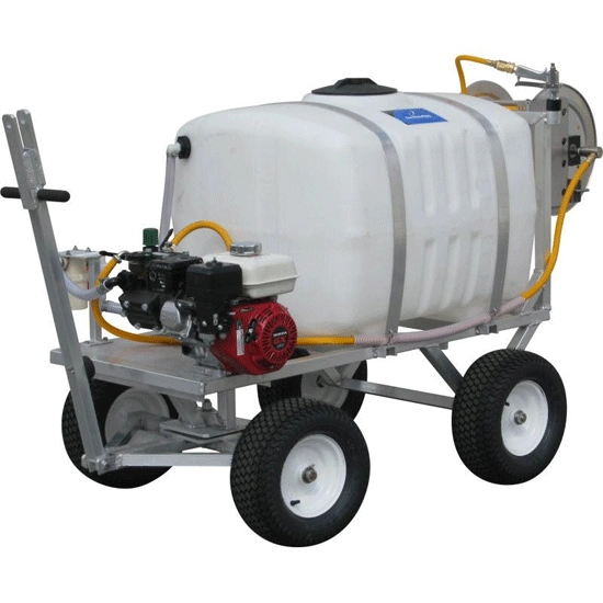 Kings SprayersK4C100P7027100 Gallon 4 Wheel w/ 10 gpm Diaphragm and Manual Reel w/ 150 ft. of 3/8 in. ID Hose