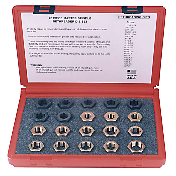 Master Spindle Rethreader Die Set KAS2599