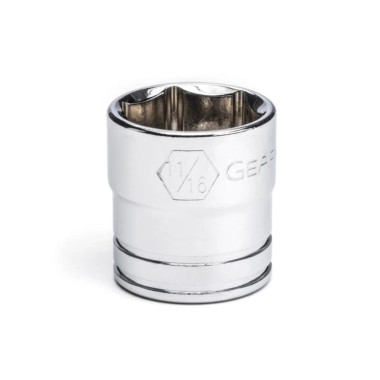 GearWrench 80357 3/8 Drive 11/16 6-Point SAE Socket