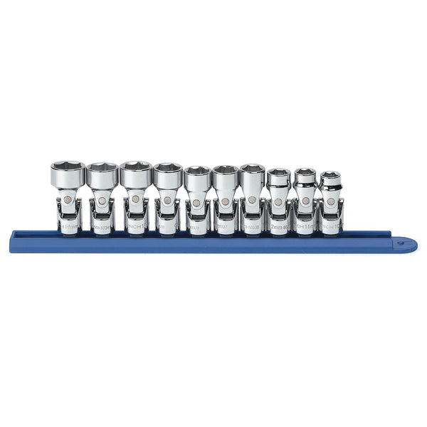 10 Piece 3/8" Drive Metric 6 Point Flex Socket Set KDT80565