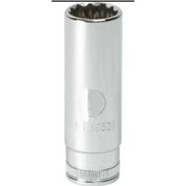 1/2" Drive 12mm 12 Point Metric Deep Length Socket