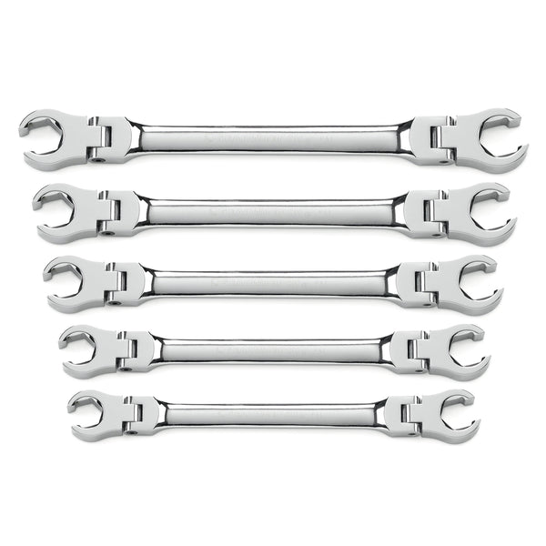5 Piece SAE Flex Flare Nut Wrench Set KDT81910