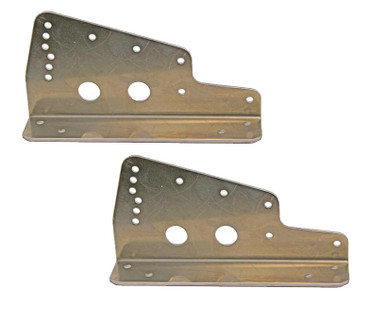 Kirkey Seat Mount Floor 3/16in Aluminum 2-pc 99214