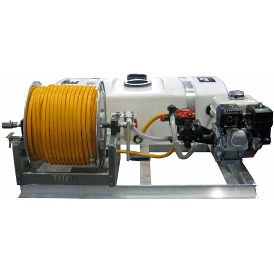 Kings SprayersKS50LP203850 Gallon Low Profile Skid w/ 5 gpm and Manual Hose reel w/ 50 ft. Hose