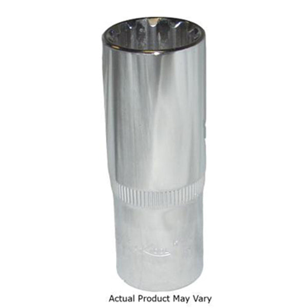 Chrome Spline Socket 3/8" Drive Deep 18mm