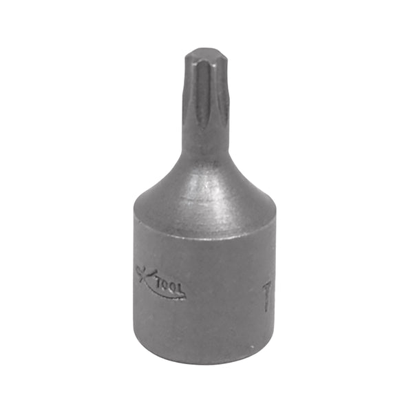 1/4" Drive Chrome Vanadium Steel Torx Socket, T-25