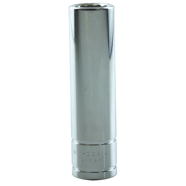 3/8" Drive 12 Point Deep Socket, 7/16"