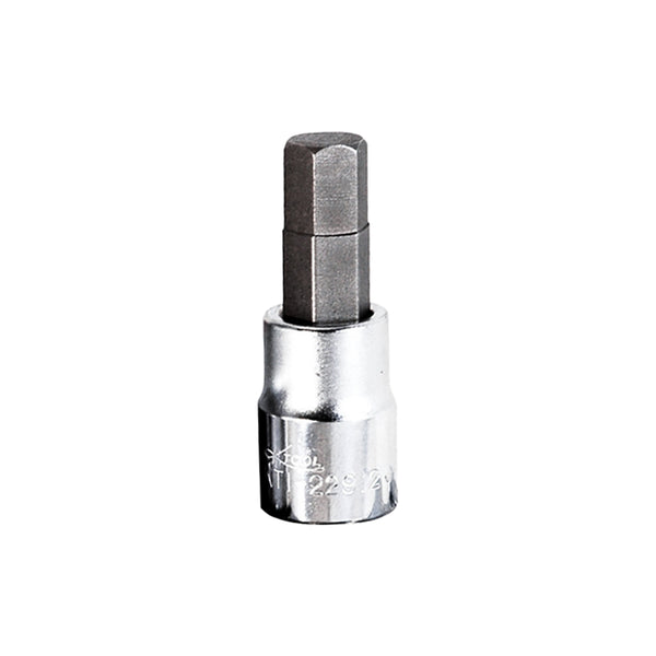 Hex Bit Socket, 3/8" Drive, 3/8"