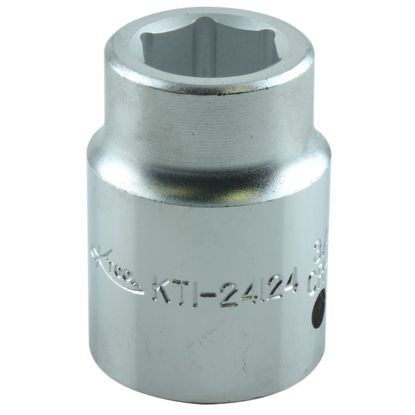 3/4" Drive Standard 6 Point Chrome Socket 3/4" KTI24124