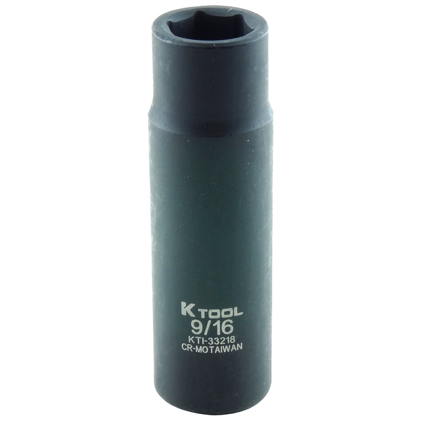 1/2in. Drive Deep 6 Point Impact Socket 9/16in.