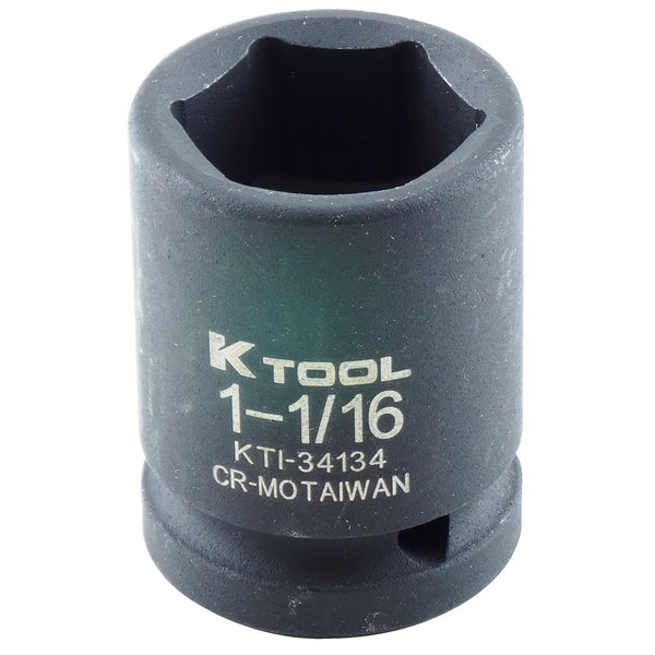 3/4in. Drive Standard 6 Point Impact Socket 1-1/16in. KTI34134