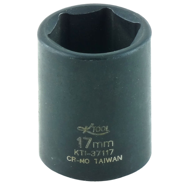 3/8in. Drive Standard 6 Point Impact Socket 17mm
