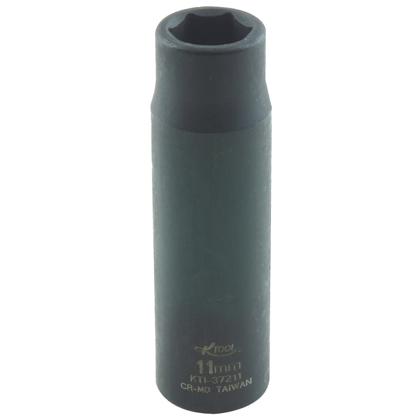 3/8in. Drive Deep 6 Point Impact Socket 11mm