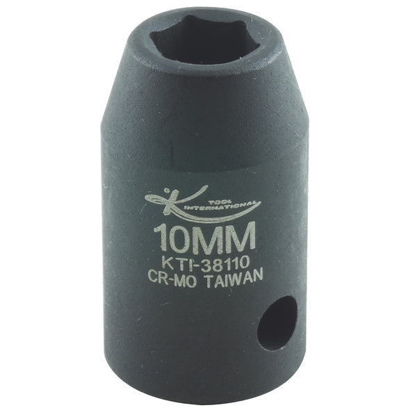 1/2in. Drive Standard 6 Point Impact Socket 10mm