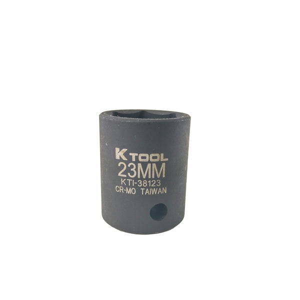 1/2" Drive 6 Point Impact Socket 23mm