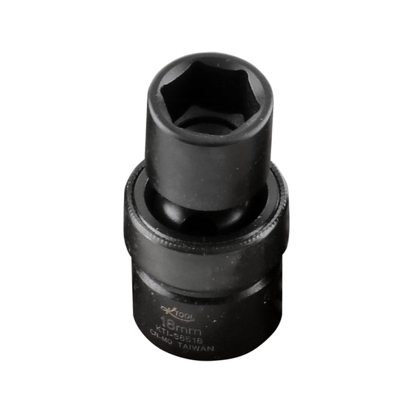 1/2in. Drive Swivel 6 Point Impact Socket 18mm KTI38518