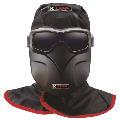 Auto Darkening Welding Goggles Kit w/ Fire Retardant Hood and Bump Cap, Goggles,