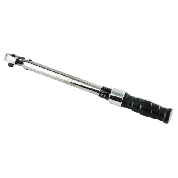 3/8" Drive Adjustable Ratcheting Torque Wrench USA made- 10-100 ft/lbs