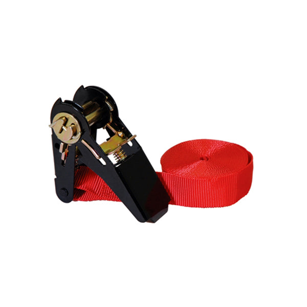 Ratcheting Tie Down Strap with Looped Ends 1" x 13' - 900 lbs.