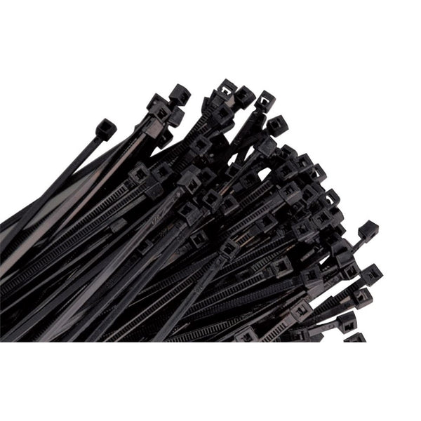 14" Natural Wire Tie with Mounting Head,50lb Tensile 100/pk KTI77140