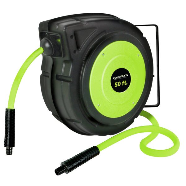 Flexzilla 3/8" x 50' Enclosed Plastic Air Reel LEGL8250FZ