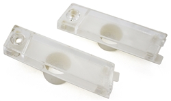 1985 - 1992 Camaro License Plate Light Lens Rear, Pair