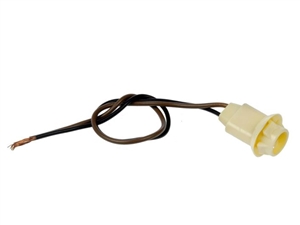 1978 - 2002 Camaro Rear License Plate Light Socket with Wiring Lead, Each