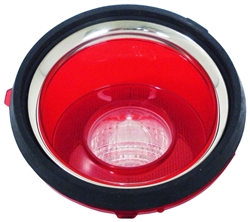 1971 - 1973 Camaro STD Tail Light Backup Lens, PILLOW OPTICS, RH