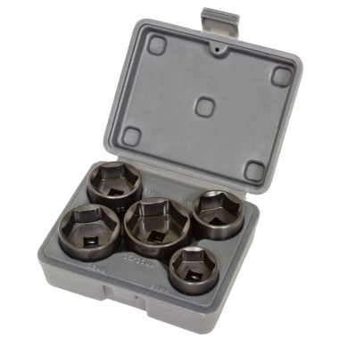 Lisle 13300 Filter Socket Set 5 Pc
