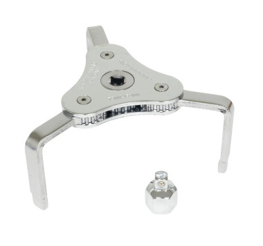 Lisle 63890 73-153 mm 3 Jaw Wrench W/Adapter