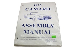 1975 Camaro Factory Assembly Instruction Manual Book