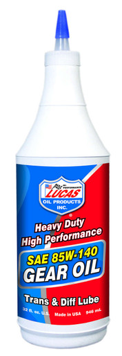 Lucas Oil 85w140 Gear Oil Case/12 10042