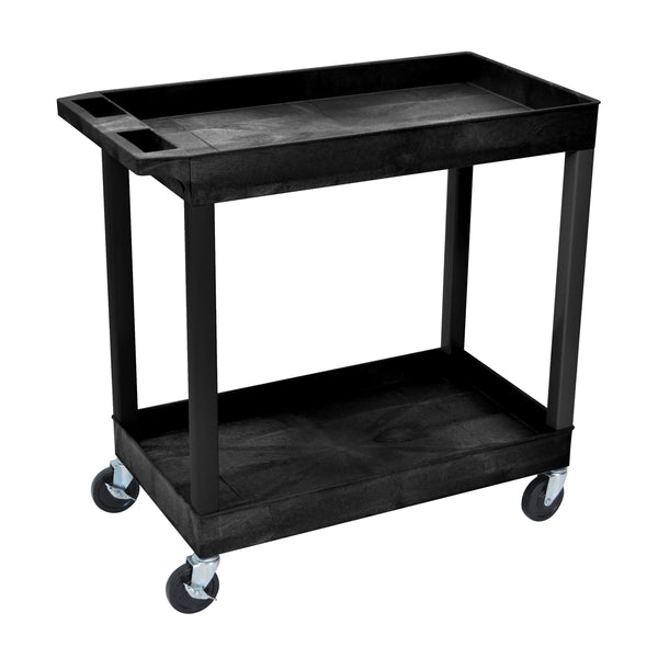 Luxor E Series Two Shelf Utility Cart LUXEC11