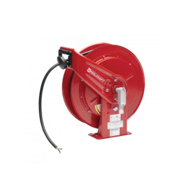 Reelcraft L 70100 124 X 12/4 100 ft. Heavy Duty Flying Lead Power Cord Reel