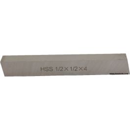 Magnum Lathe Tool Bit Blank, Square, HHS, 1/2" x 4" - BHSS124