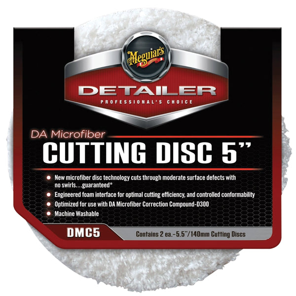 5" DA Microfiber Cutting Disc, (Pack of 2) MEGDMC5