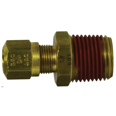 1/4" Nylon Air Brake X 1/4" Male Pipe Adapter DOT Compression Fitting