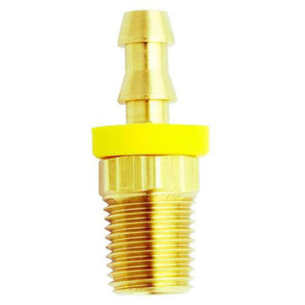 Brass Hose End - 3/8" x 1/4" NPT