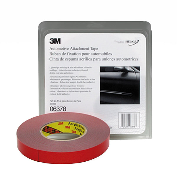 3M Automotive Attachment Tape, Gray, 7/8" x 20 yds. MMM6378