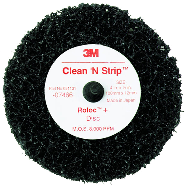 Scotch Brite Clean and Strip Black Disc4" x 1/2" MMM7466
