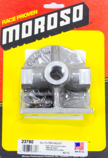 Moroso Chevy Oil Filter Mount 23760