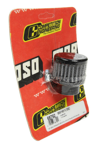 Moroso Clamp On Breather - Fits 1in ID Tubes 68792