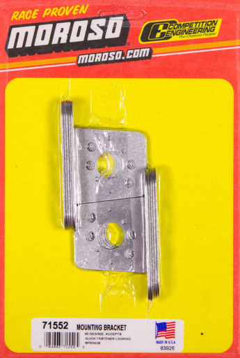 Moroso Quick Fastener Mtg Brkt Rivet On- Lg & Sm Spring 71552