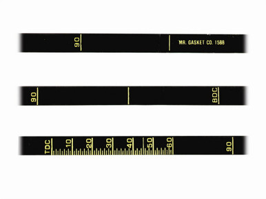Mr. Gasket Sbc 6-3/4in Timing Tape 1588