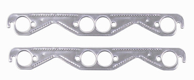 Mr. Gasket Alum SBC Exhaust Gasket Round Port 7402G
