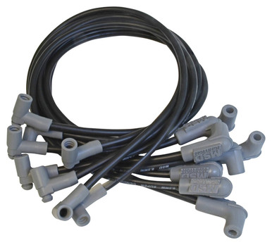 MSD 8.5mm Super Conductor Spark Plug Wire Set Black 90 Degree Boots 31243