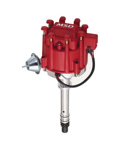 MSD Pro-Billet HEI Distributor for Chevy V8 Engines with Vacuum Advance 8365