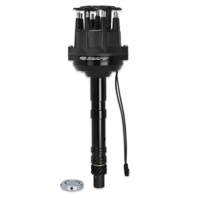MSD Pro-Billet Small Diameter Chevy V8 Distributor Black Finish 85703