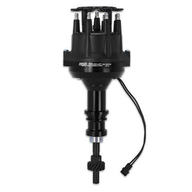 MSD Black Pro-Billet Distributor for Ford 289/302 Engines with Mechanical Advance 85793