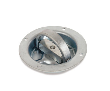 Recessed D-Ring 360 Deg Swivel Zinc 330003